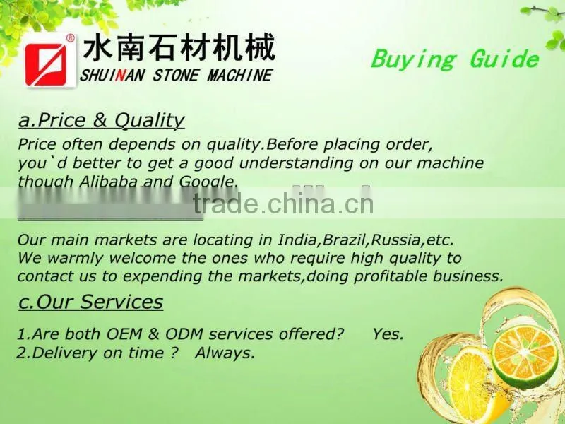 Multi Blade Bridge Cutting Machine for Marble and Granite