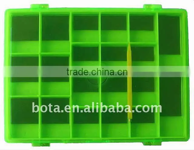 Double-sided magnetic fishing hook box