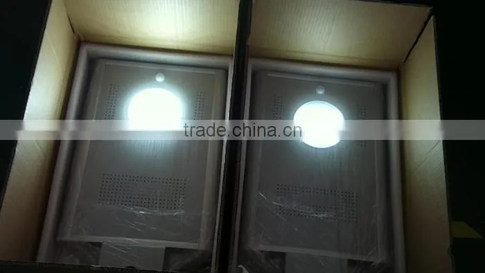 All in one adjustable poles solar street Light 12W