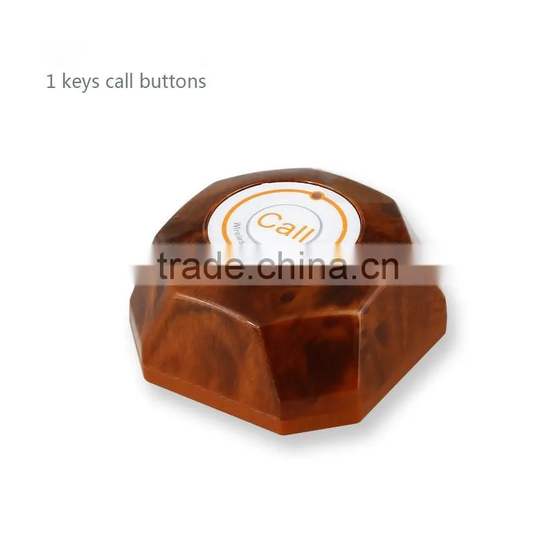 2015 New model restaurant service table calling system waiter call button Popular & Waterproof Wireless Waiter Call Button