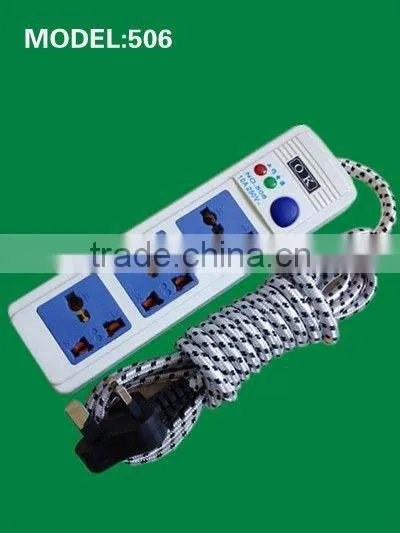 best price 5 pole multi extension socket