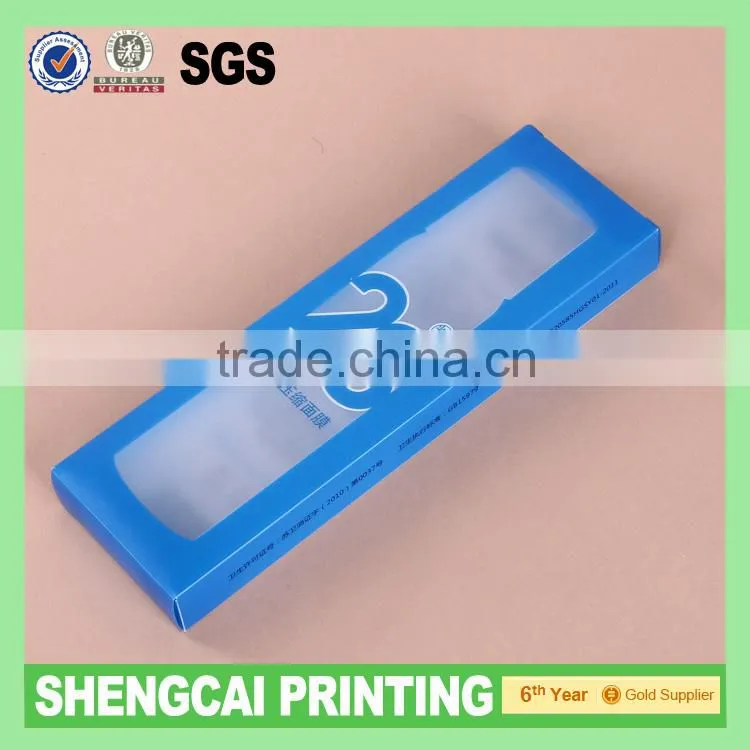 Various types of custom PVC packaging box