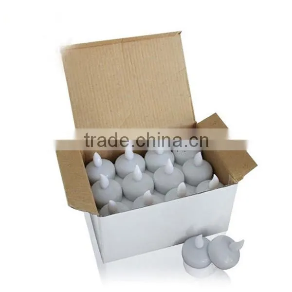 12Pcs Colorful Waterproof Floating LED Tea Light Candle
