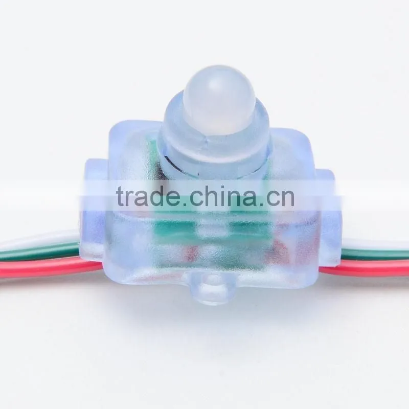 High quality WS2811 Led Full Color character 12mm led punch string
