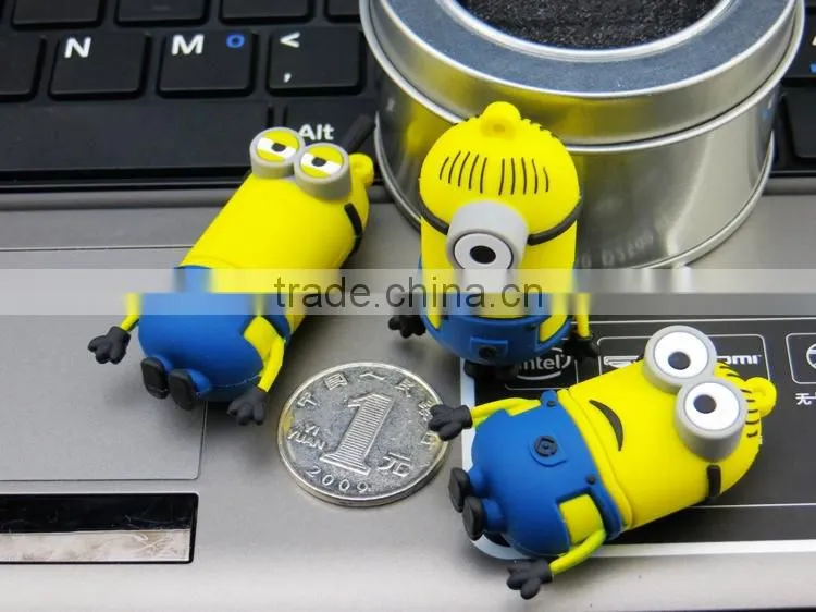 Wholesale usb flash drive 2 gb 1GB 2GB 4GB 8GB 16GB 32GB 64GB 128GB 256GB cartoon character usb flash drive
