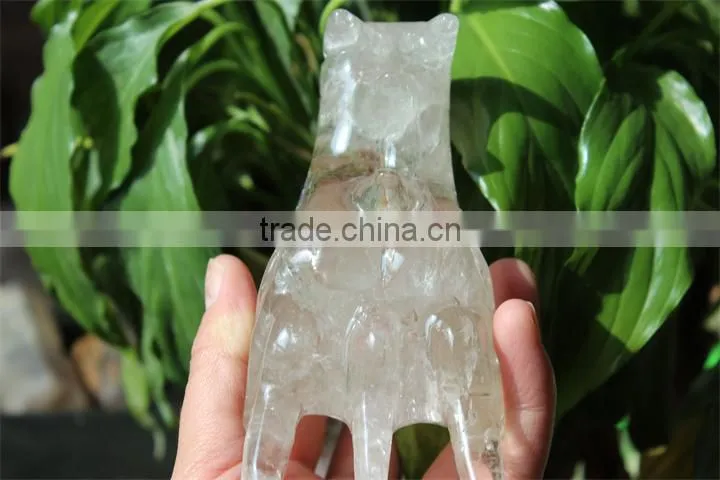 Water-Clear Natural Crystal Carving Dragon
