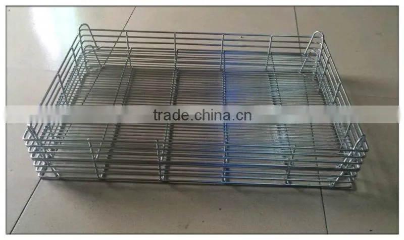 Food Industry Use Modern Style Stainless Steel Stack Basket
