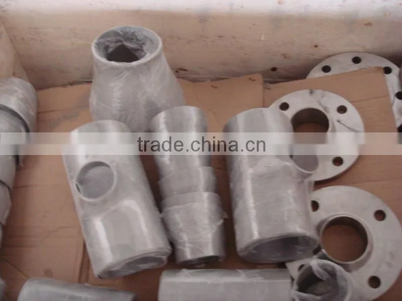 asme standard bevel ends black steel pipe fitting sch40 tee