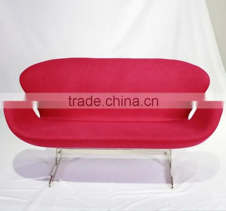 Mid century modern Arne Jacobsen Style Swan twin Chair Swan Sofa