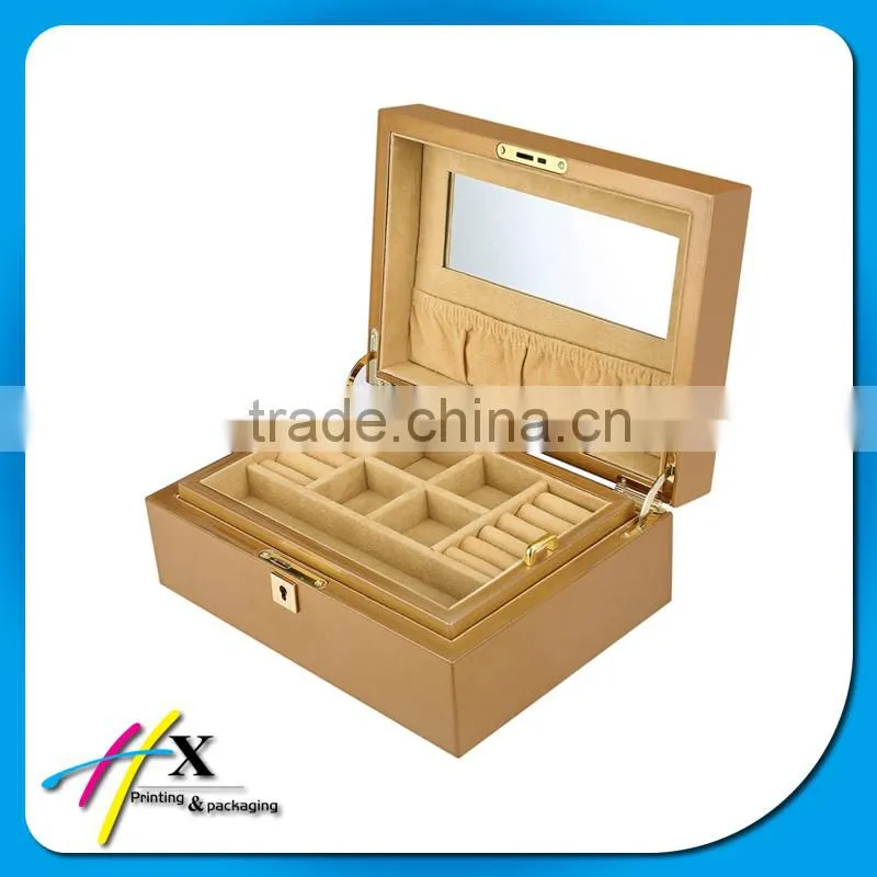 2015 fashion jewel case with lock