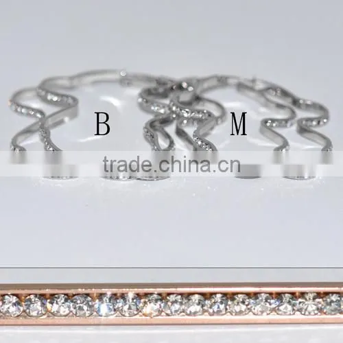 2014 Fashion Stainless Steel Gold Filled Jewelry Earrings(BE20082)