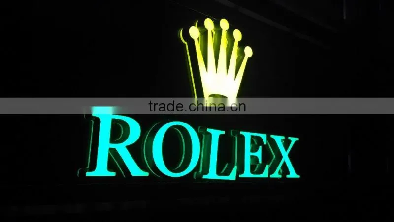 Advertising Rimeless Acrylic Raised Letters