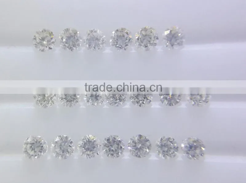 1.4-1.6mm 1cts Lot VS Clarity F Color Natural Loose Brilliant Cut Diamond