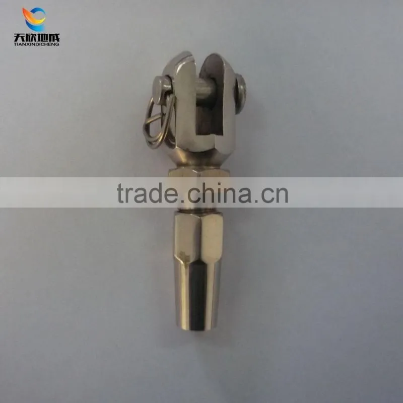 factory sales stainless steel AISI316 wire rope end terminal