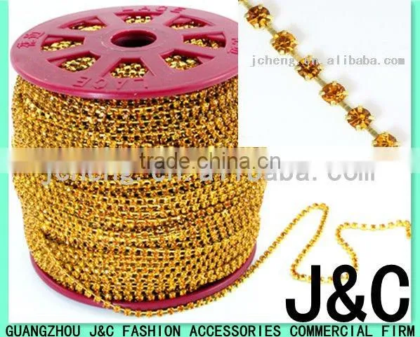 nickel strass cup chain accessories