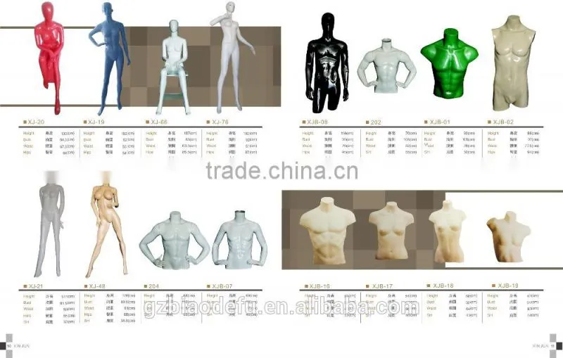 Wholesale Cheap White Plastic Big Butt Mannequin