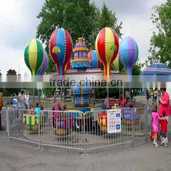Outdoor Amusement park rotary and swing rides Samba balloon funfair equipment for kids