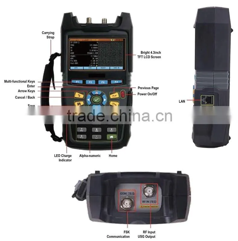 DS2500Q,Digital handheld catv/qam analyzer