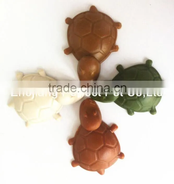 dog food shaped turtle dental treats