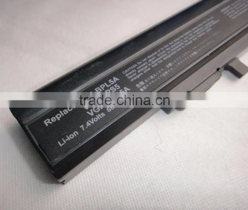 Good quality latpop battery fit for sony bps5 VGN-TXN27N/B / VAIO VGN-TXN27N/T / VAIO VGN-TXN2