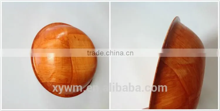 American Woven Woodenware Round Shape Salad Bowl