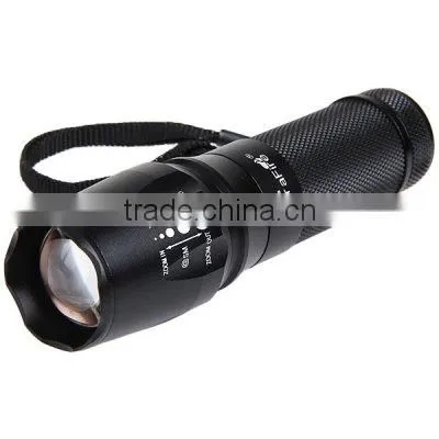 zoom aluminum flashlight keychain portable led flashlight