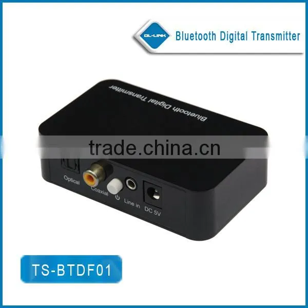 Long Range Bluetooth Sender with Optical Coaxial Input, Use Adapter TV Audio