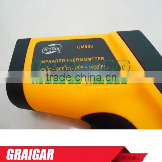 Laser Point -50~900 Degrees Non-Contact Digital Infrared Laser IR Thermometer GM900 freeshipping dropshipping