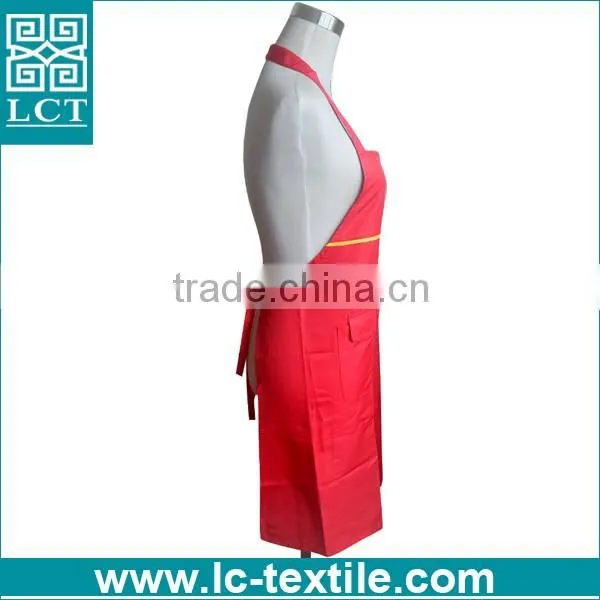cheap promotional custom print plaid apron