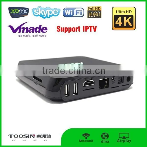 factory direct price Amlogic S812 CBMC Quad core 2G+8G 5G WIFI BIUETOOTH INTERNET SET TOP BOX smart android tv box