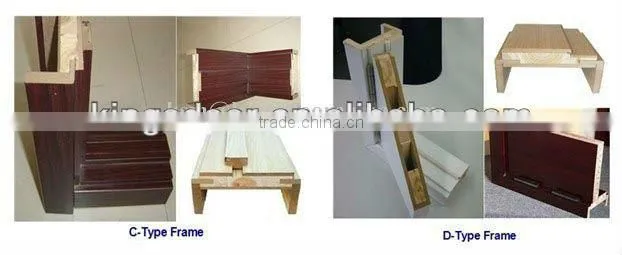 2012 new internal pvc door mdf