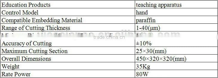 Hot sale biological manual rotary microtome