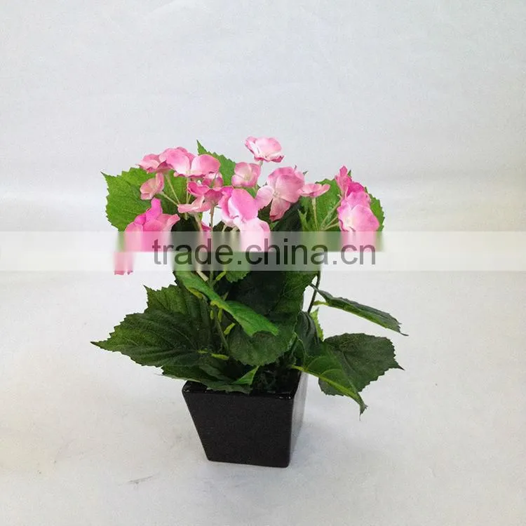 making artificial table hydrangea flower bonsai