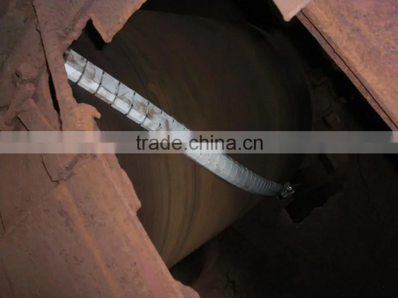 High Wear Resistant Belt Cleaner in ceramic for mining