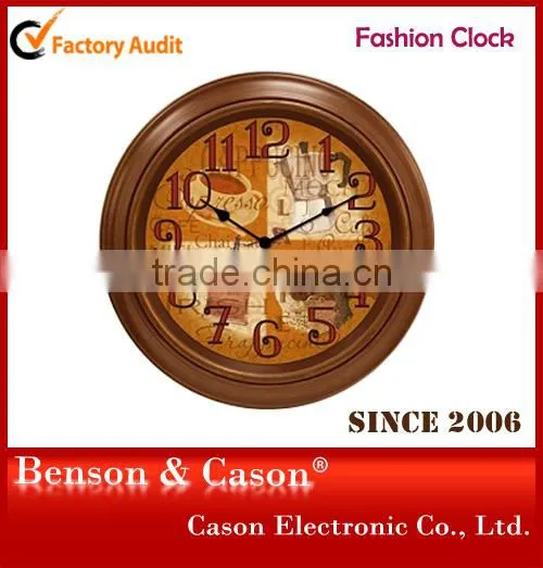 Cason Promotion Wooden Wall Clock Home Goods Wall Clocks