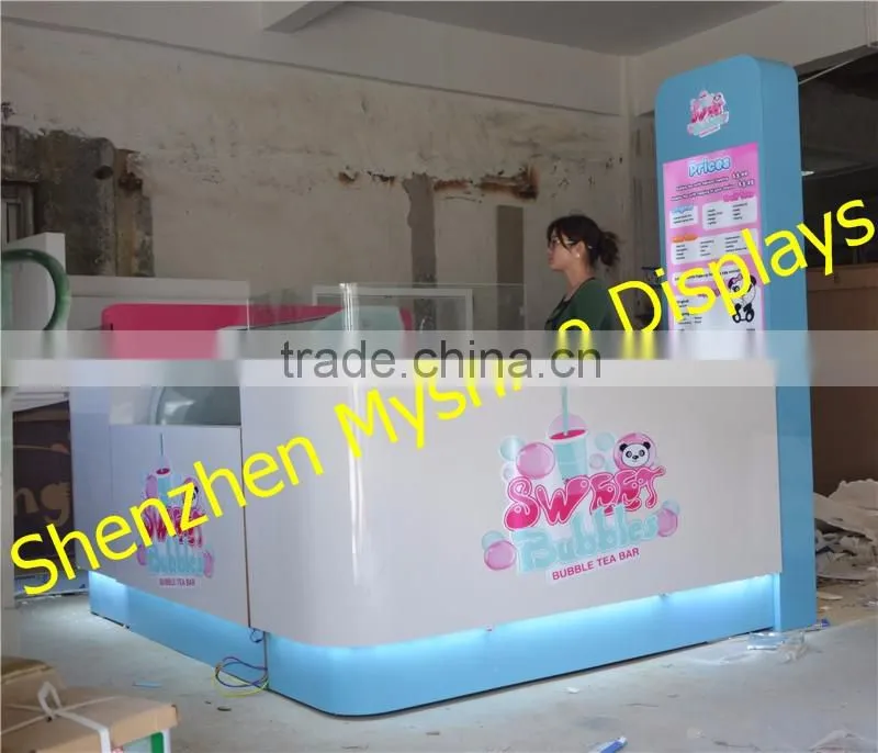 High end 3D design drink kiosk of coffee bar cafe bar counter