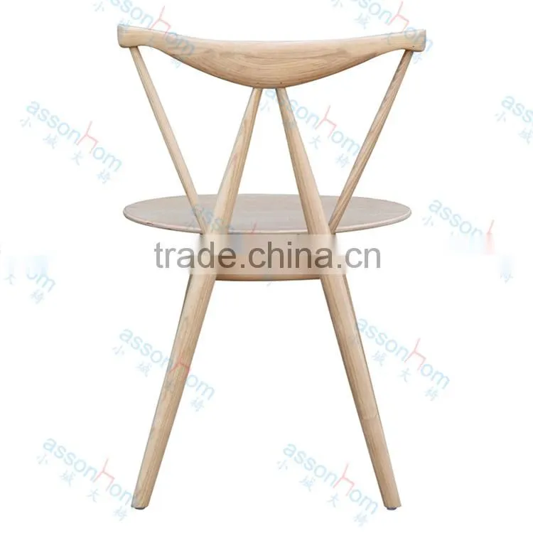 Wooden Triangle Chair Classic Dining Chair