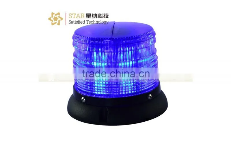12V 4 LED emergency car magnetic led bule beacon light for trucks