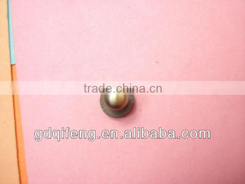 wheel for suitcase new design Decoration Handbag brass stud button 5mm