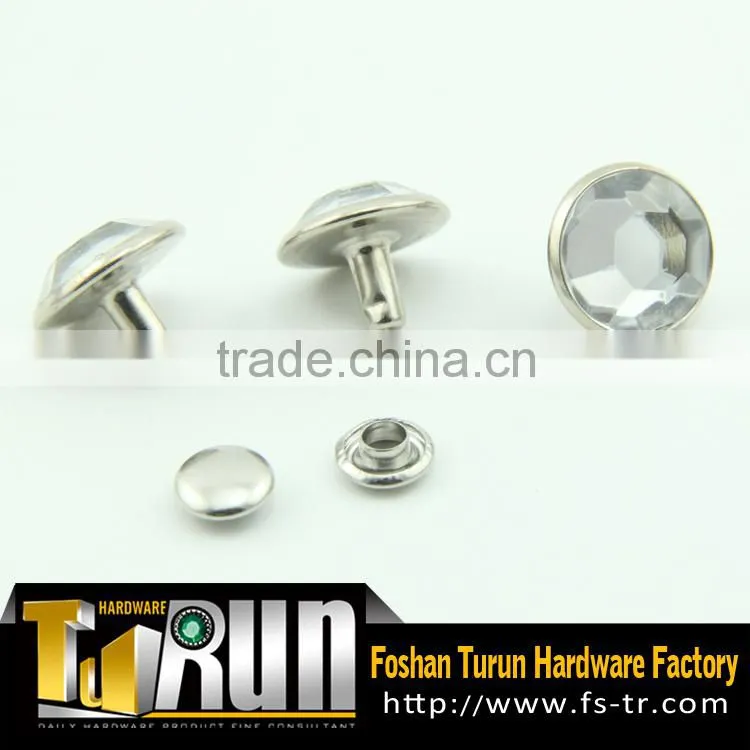 fashion design metal decoration rhinestone jeans rivet