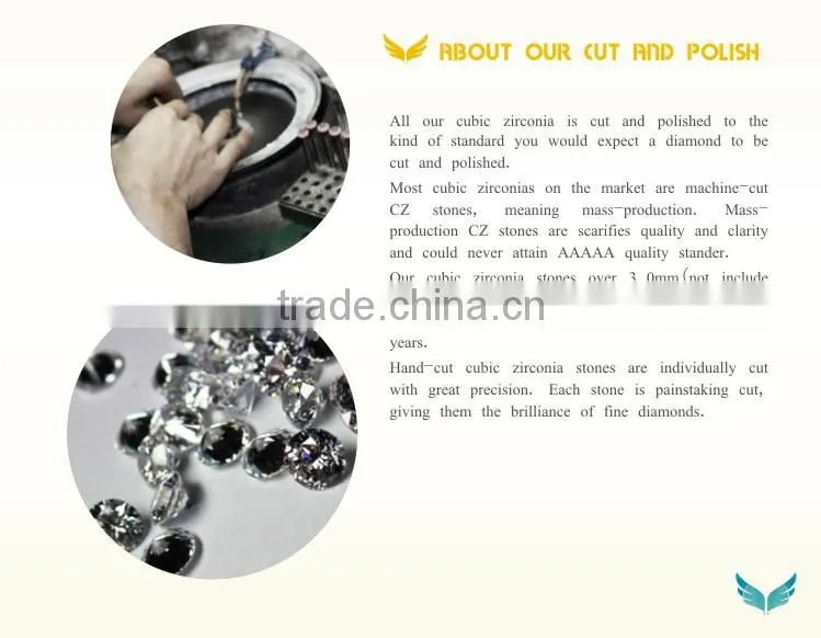 Synthetic Diamond American Diamond Gemstone Jewelry