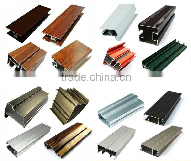 high quality aluminum square tube for curtain wall glass wall
