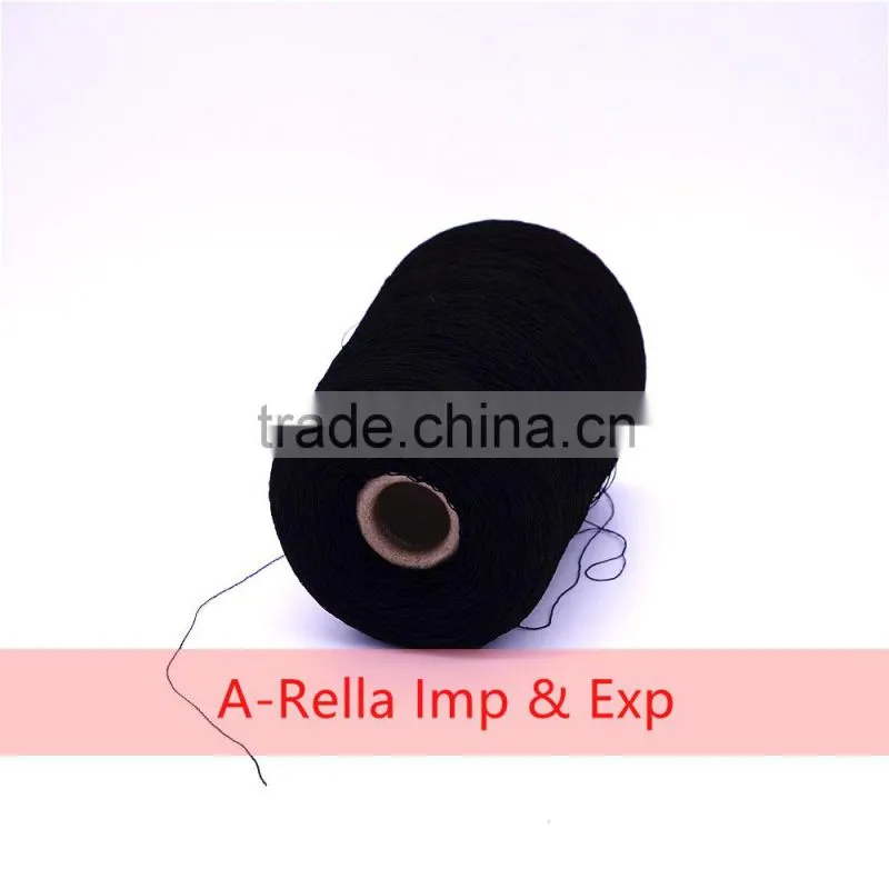 weaving yarn high quality low price , china supply viscose + polyester