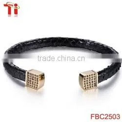 stainless steel monica bracelet sapphire diamond adjustable bracelet