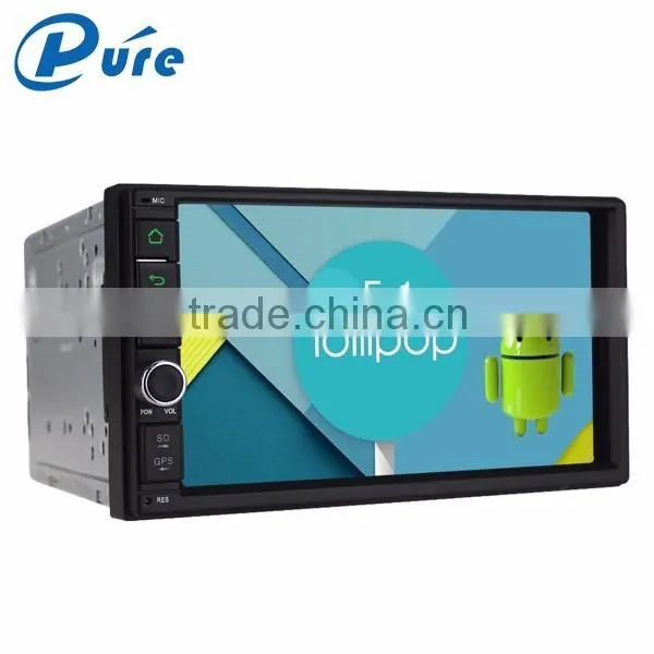 Newest 2 din car dvd player 7 inch RK3188 1.6GHz bluetooth player android 5.1.1 car stereo radio gps