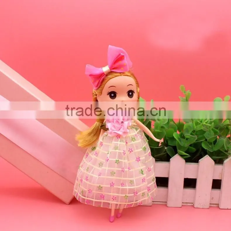 Hot sale amazon 18CM 26CM Mobile phone bag chain wedding derss dolls pendant keychain