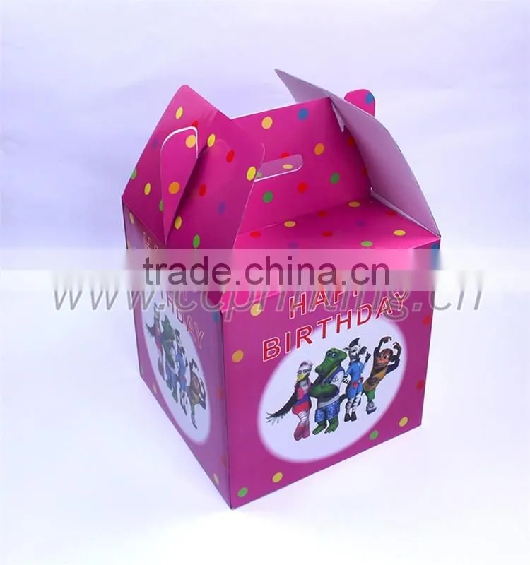 Packaging paper food box design templates for sandwich