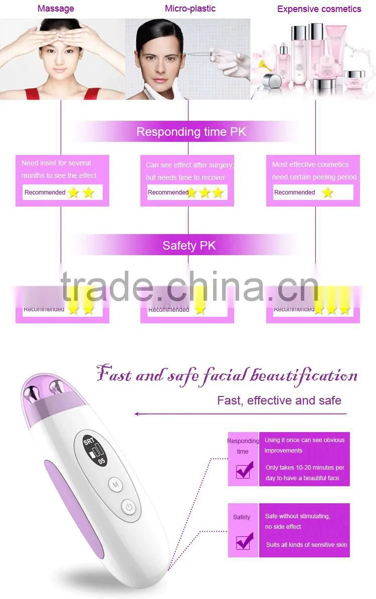 Home rf eye massager facial skin rejuvenation device for anti aging with CE PSE ROHS certificates