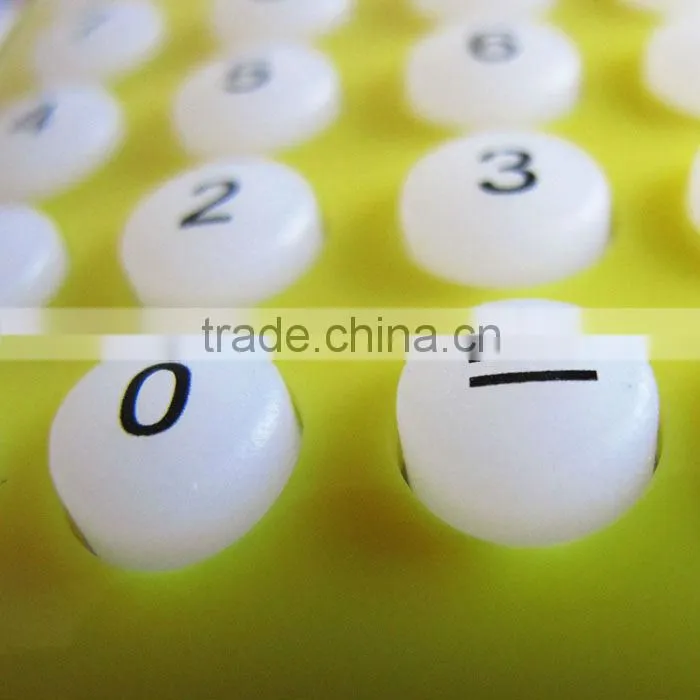promotional gift flash night light 8 digital electronic calculator for students