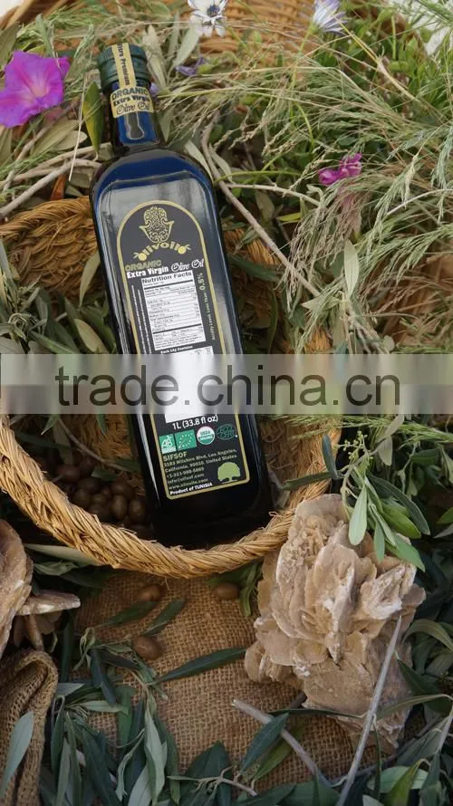 Pure Natural Extra Virgin Olive Oil.Organic Olive Oil with FDA Certification. 1L Marasca Bottle